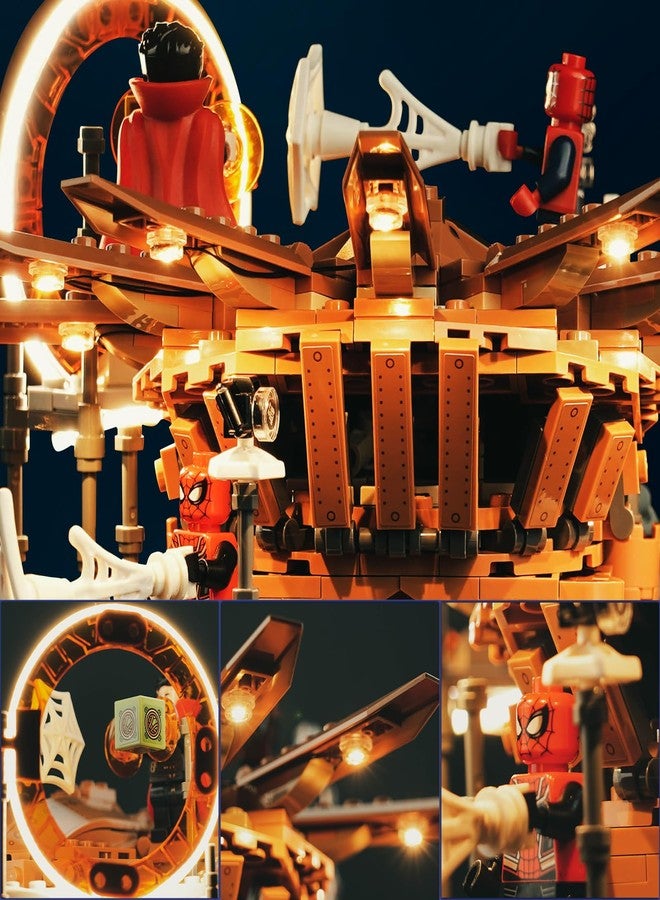 BrickBling LED Light Kit Compatible with Lego Spider-Man Final Battle Building Set, Creative Lighting Compatible with Lego 76261-No Model, Lights Only - Image 3